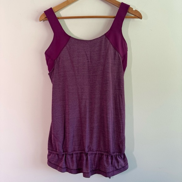 Lululemon Run Times purple athletic tank top size 10 - Picture 1 of 8